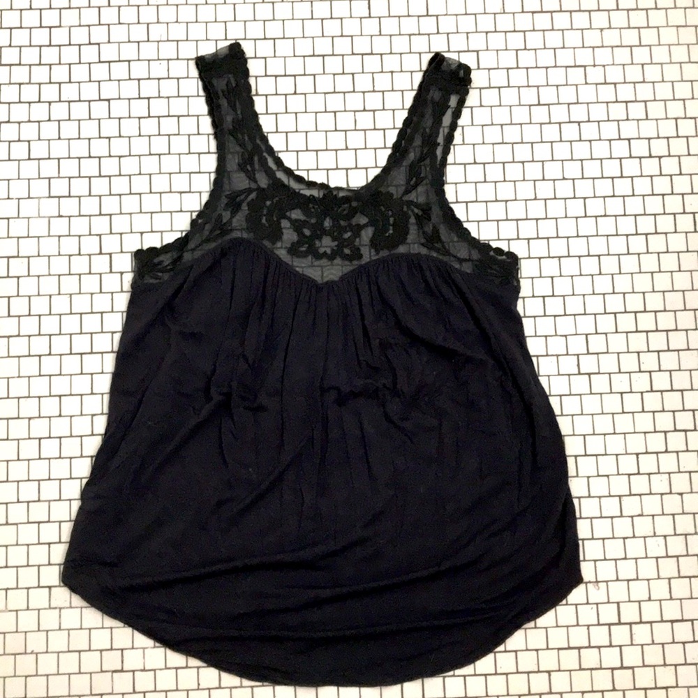 Lace top tank